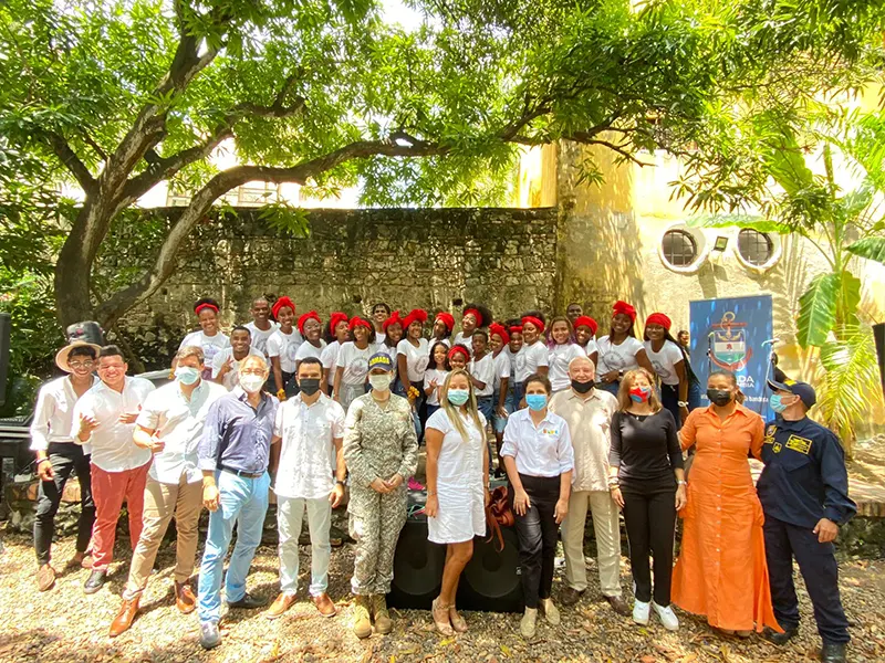 Clausura Mes del patrimonio - coral Tierra bomba