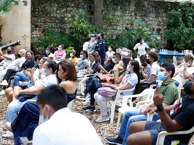 Clausura Mes del patrimonio - coral Tierra bomba