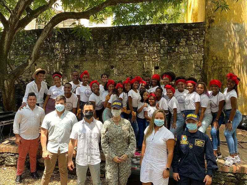 Clausura Mes del patrimonio - coral Tierra bomba