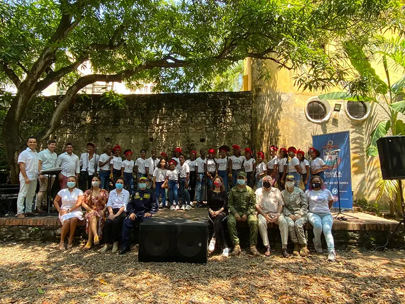 Clausura Mes del patrimonio - coral Tierra bomba