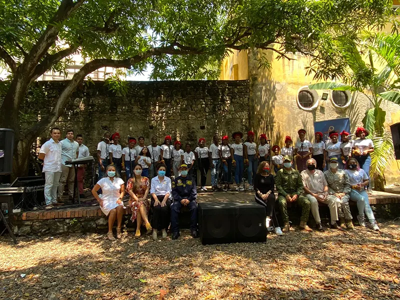 Clausura Mes del patrimonio - coral Tierra bomba