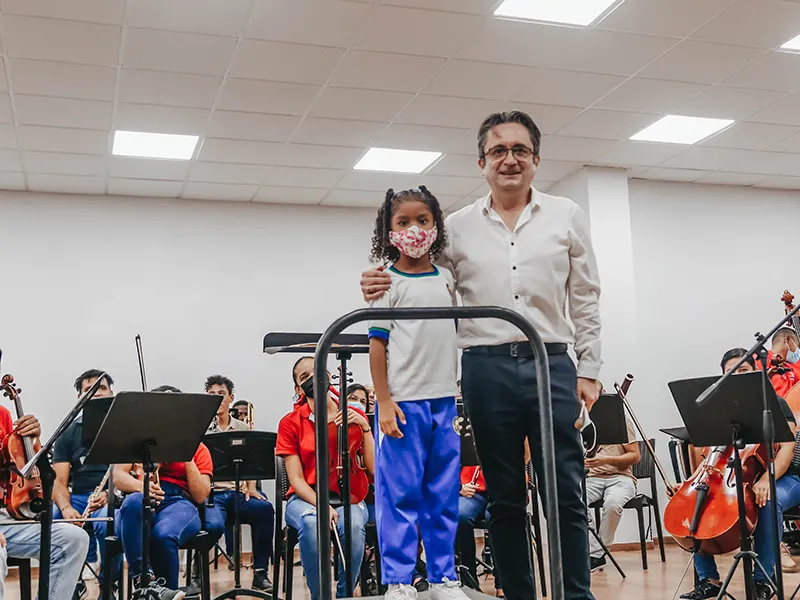 Concierto Orquesta Sinfónica en la policía